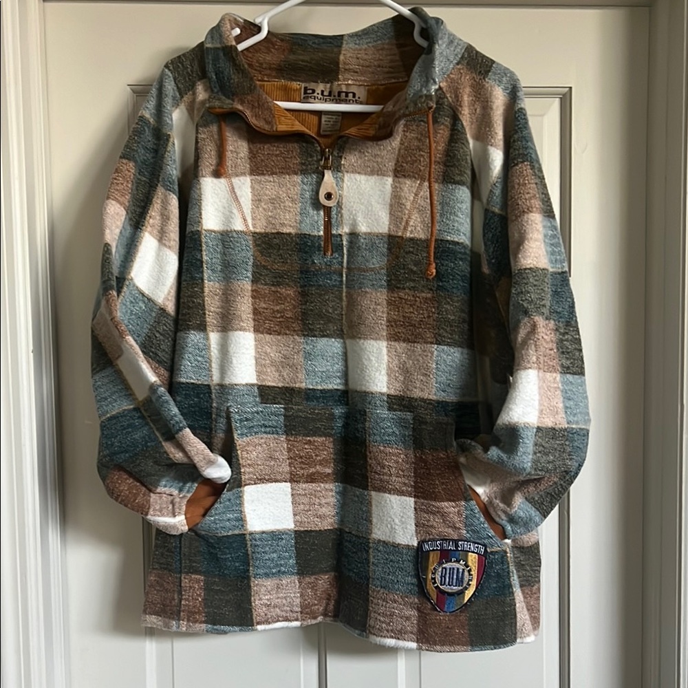 Vintage b.u.m Equipment Quarter Zip 90’s